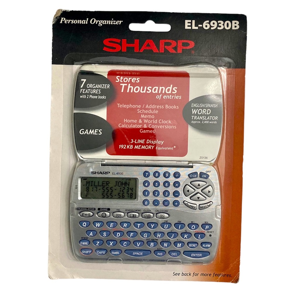 Sharp Personal Organizer EL-6930B